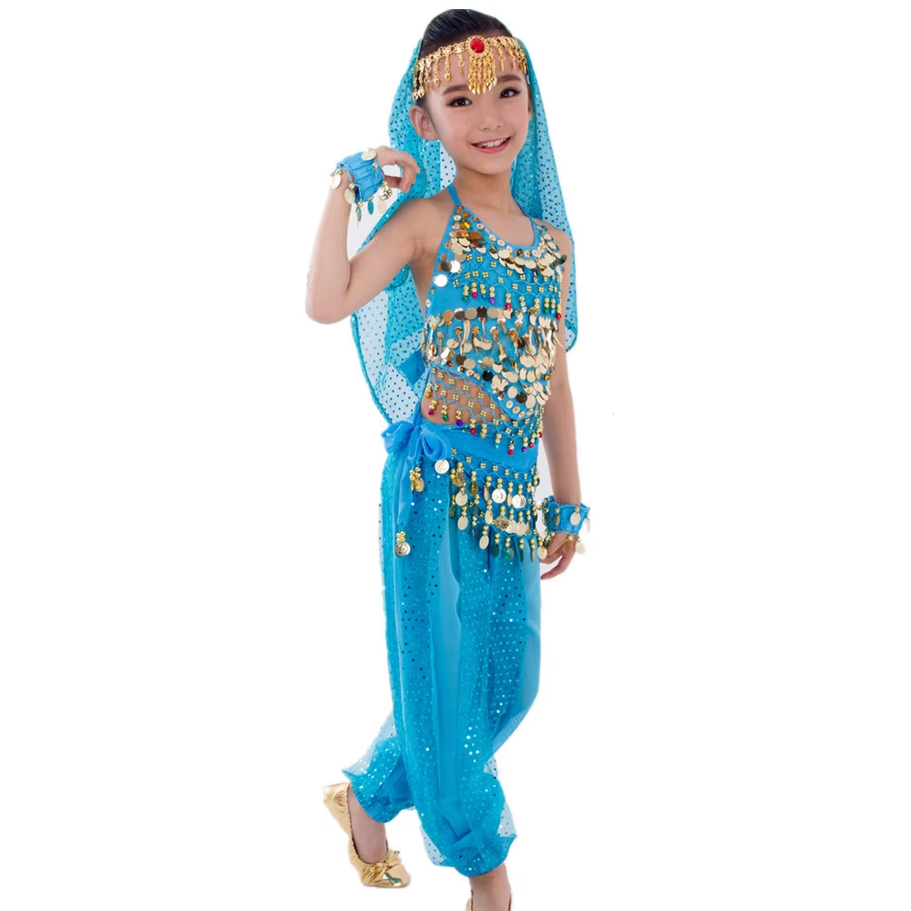 Traje de dança do ventre para meninas MegaKids