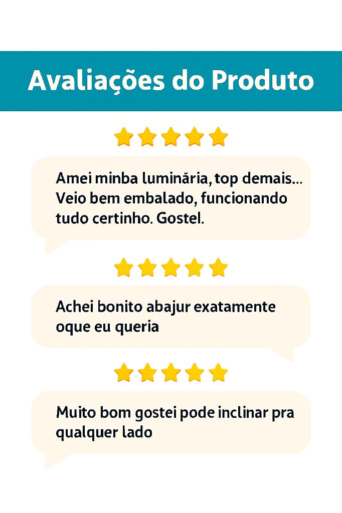 Luminária de mesa MegaVolt