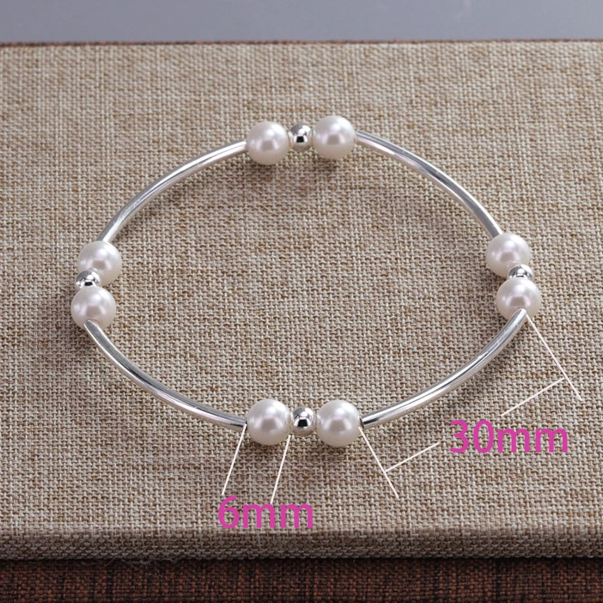 Pulseira de prata esterlina Vários designs MegaYoung