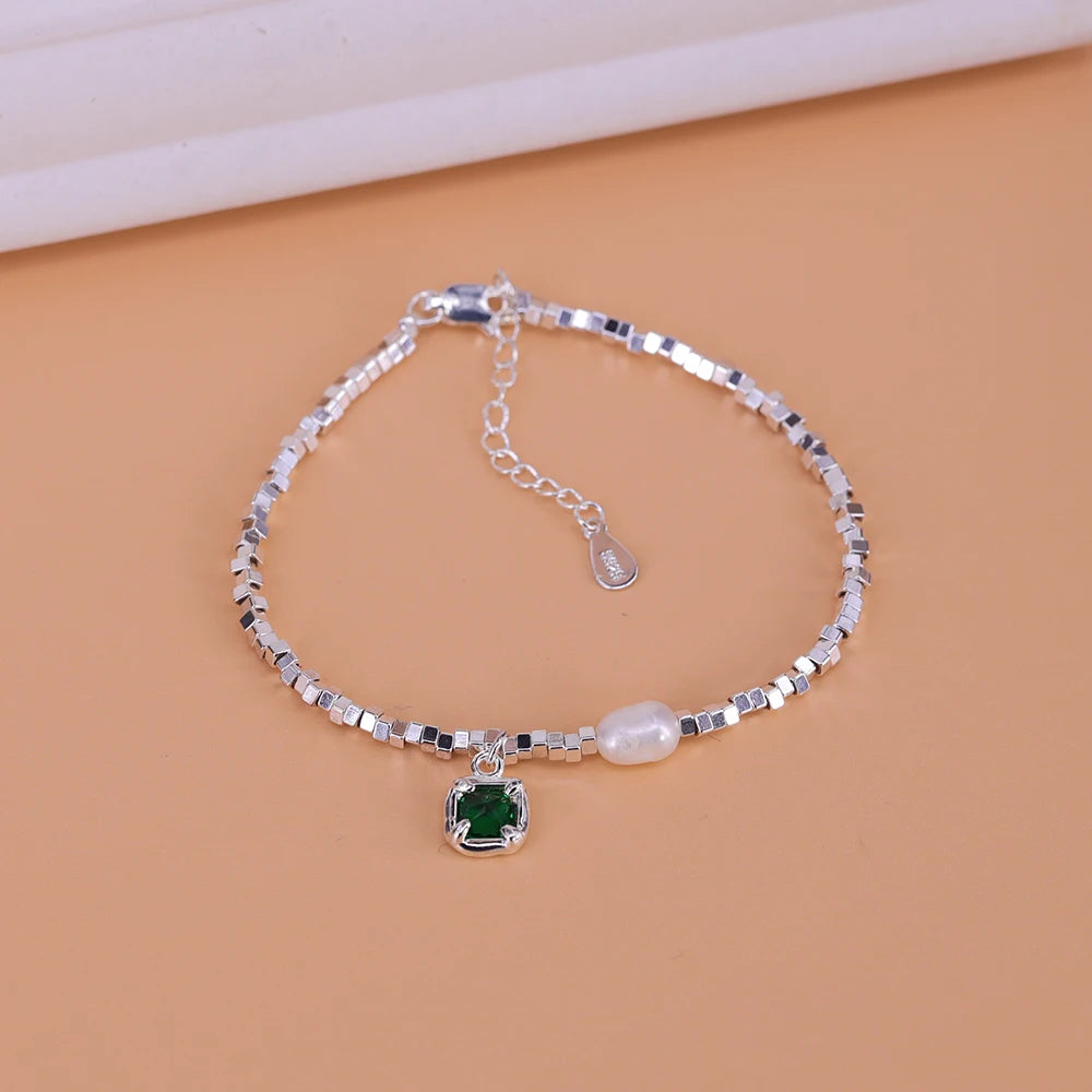 Pulseira de prata esterlina Vários designs MegaYoung