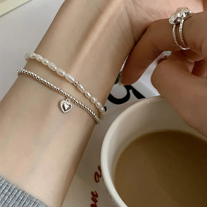 Pulseira de prata esterlina Vários designs MegaYoung