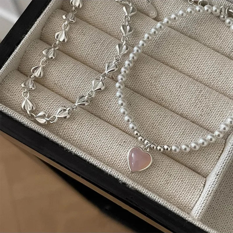 Pulseira de prata esterlina Vários designs MegaYoung