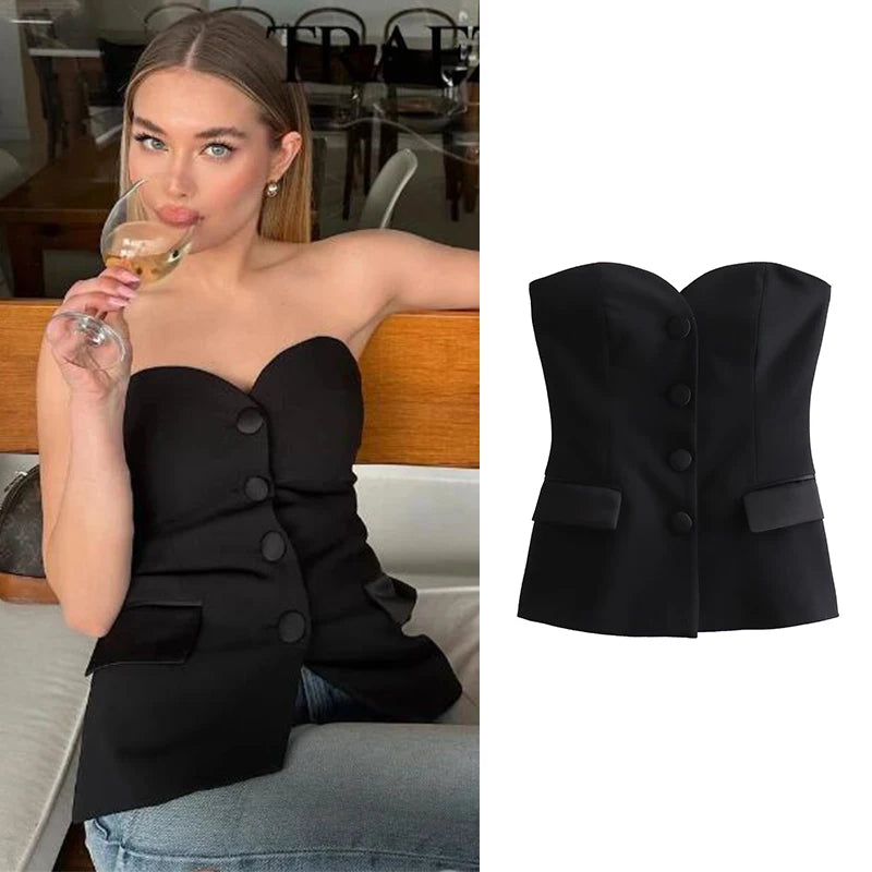 Colete Elegante sem alças MegaVest