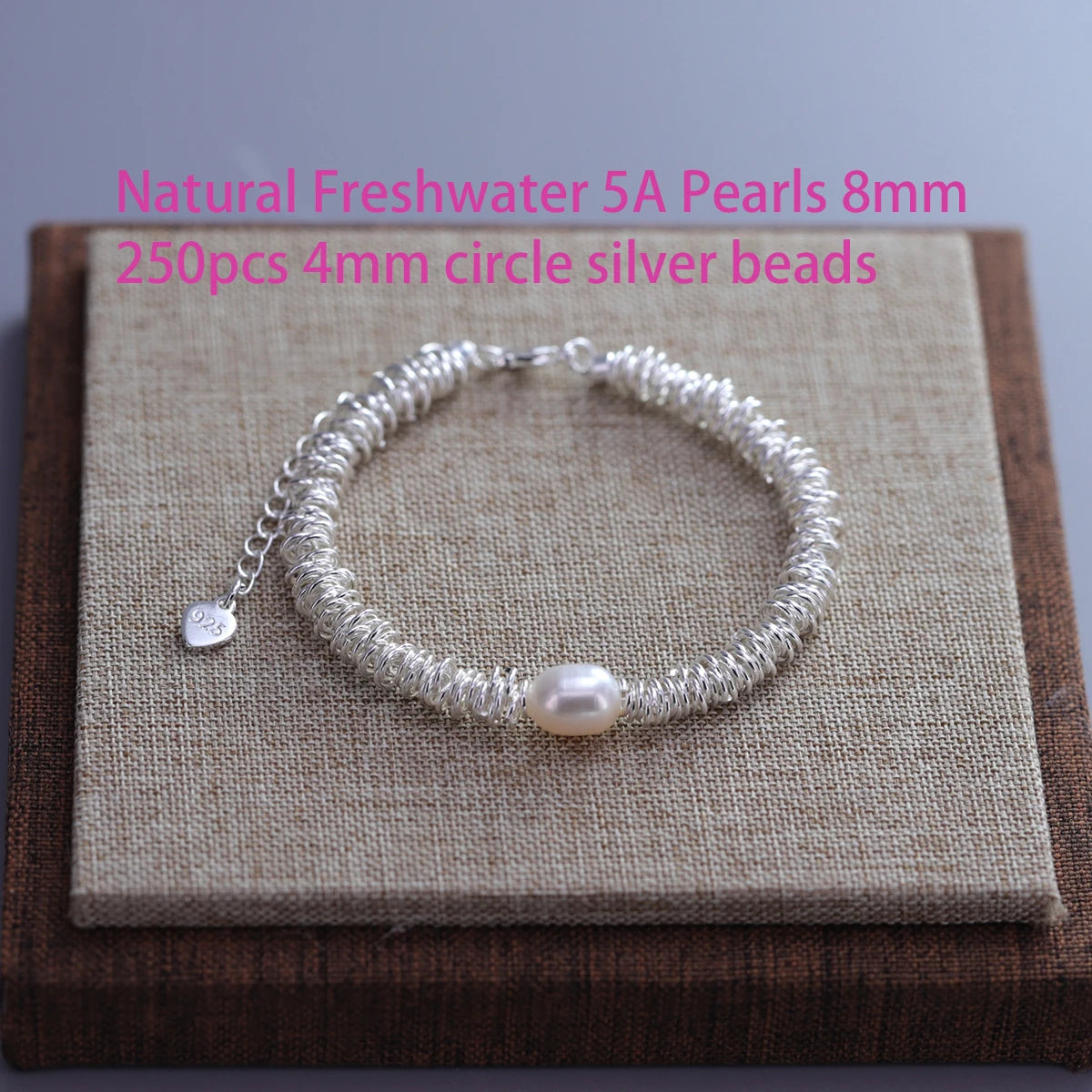 Pulseira de prata esterlina Vários designs MegaYoung