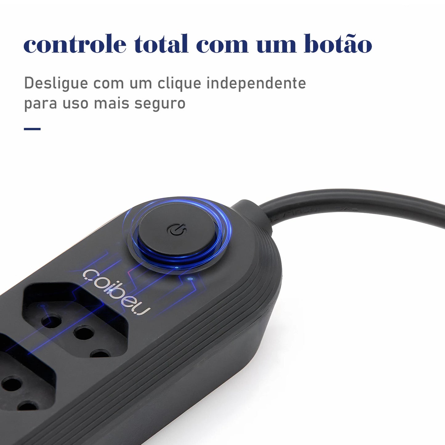 Extensão Elétrica com Pontos USBs MegaÚtil