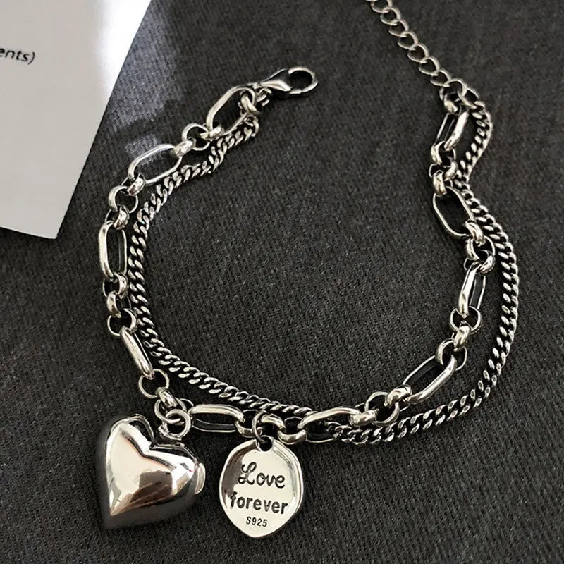 Pulseira de prata esterlina Vários designs MegaYoung