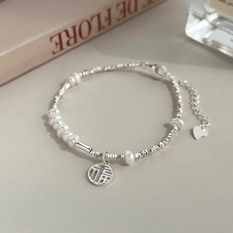 Pulseira de prata esterlina Vários designs MegaYoung