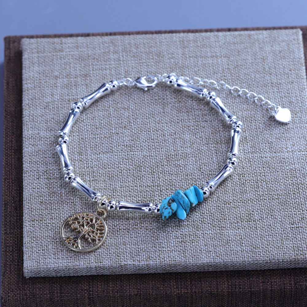 Pulseira de prata esterlina Vários designs MegaYoung