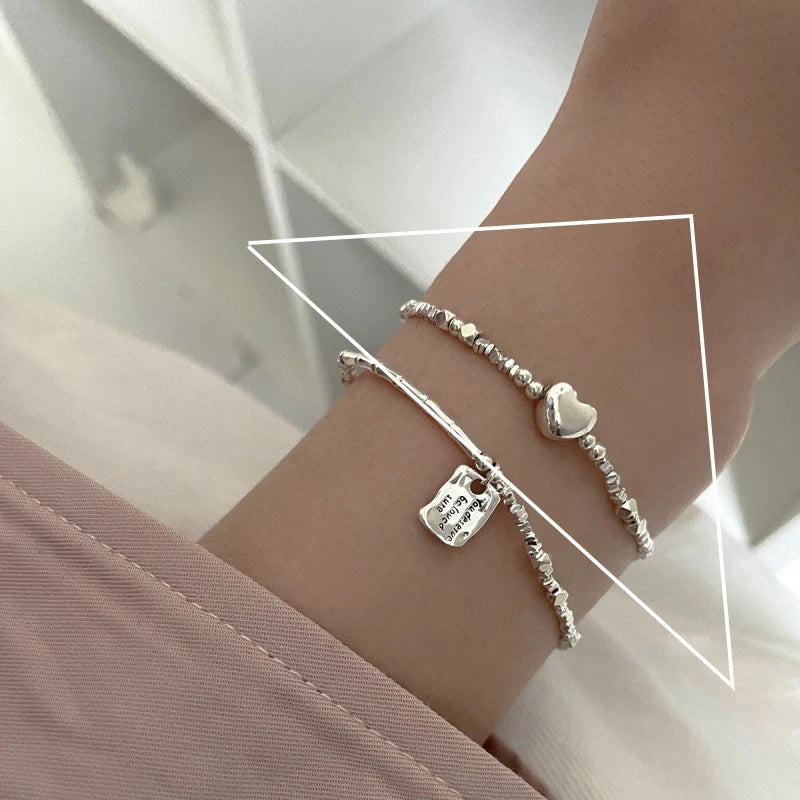 Pulseira de prata esterlina Vários designs MegaYoung