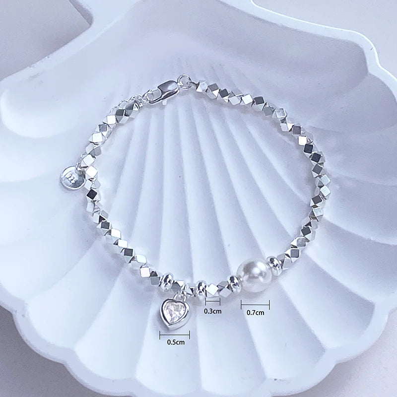 Pulseira de prata esterlina Vários designs MegaYoung