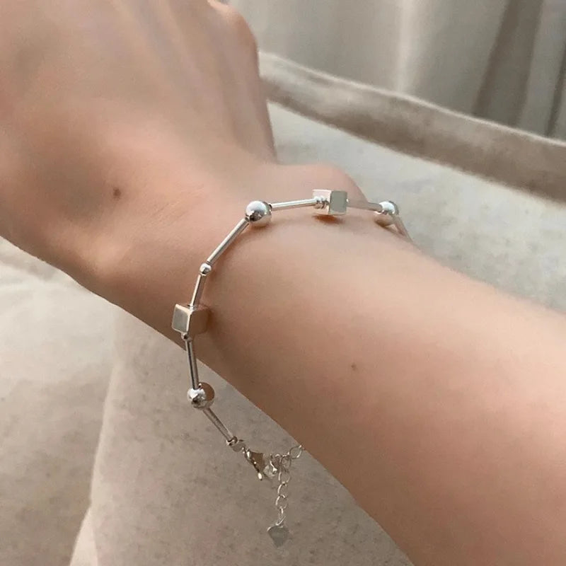 Pulseira de prata esterlina Vários designs MegaYoung