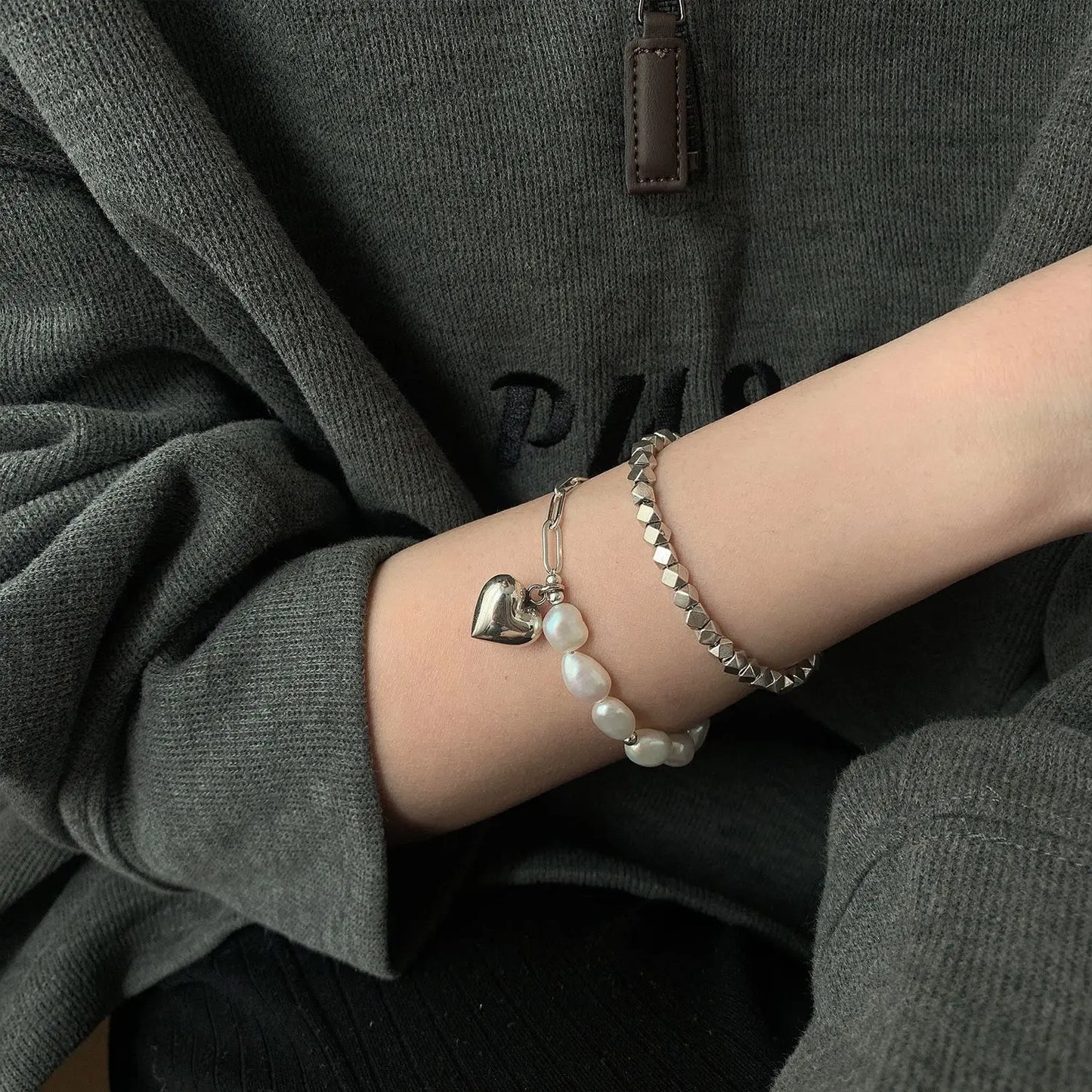 Pulseira de prata esterlina Vários designs MegaYoung