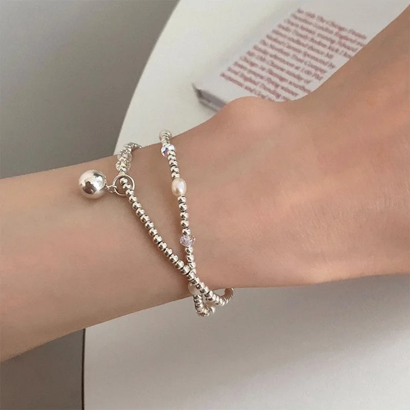 Pulseira de prata esterlina Vários designs MegaYoung