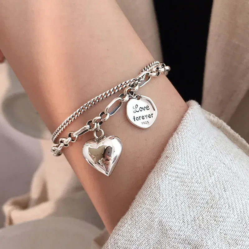 Pulseira de prata esterlina Vários designs MegaYoung