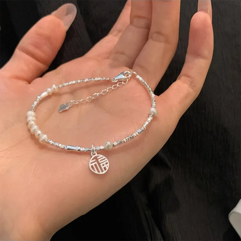Pulseira de prata esterlina Vários designs MegaYoung