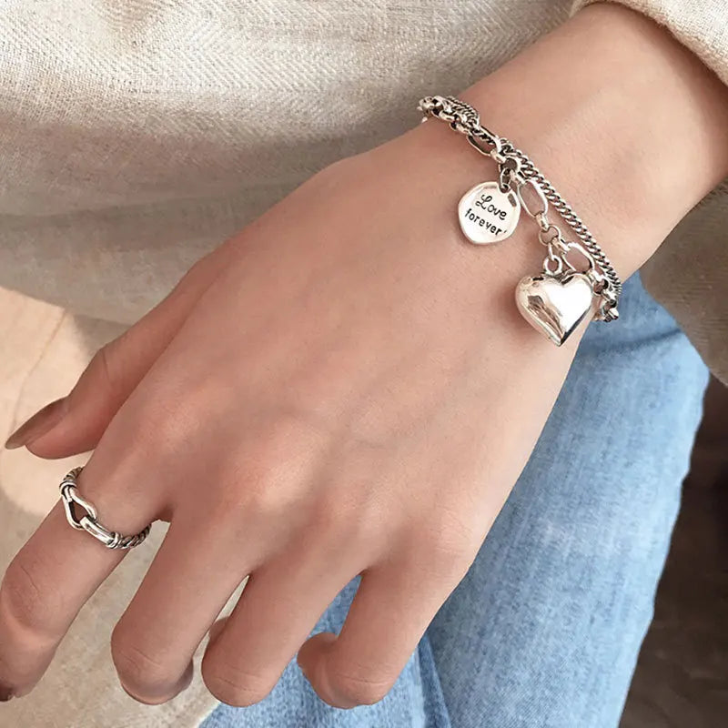 Pulseira de prata esterlina Vários designs MegaYoung