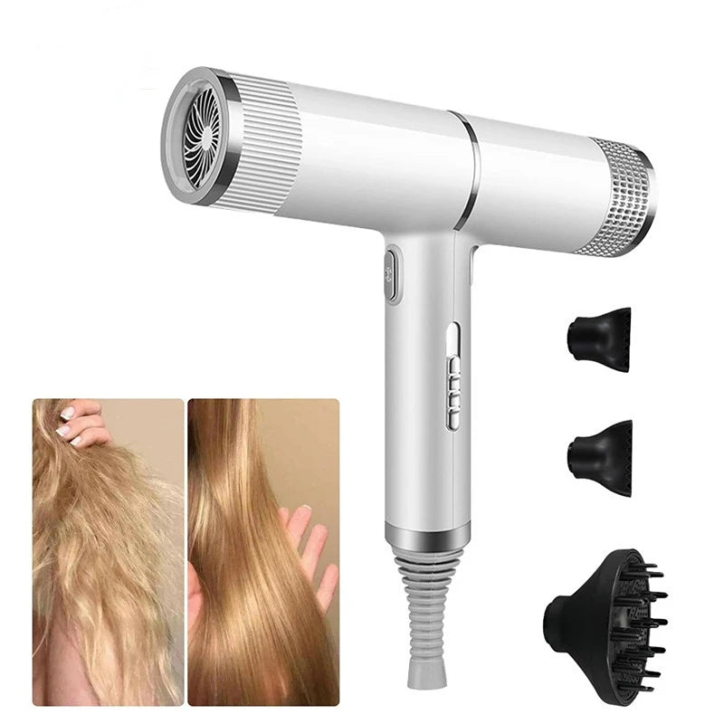 Secador iônico negativo para cabelo com ar quente e frio MegaSilk
