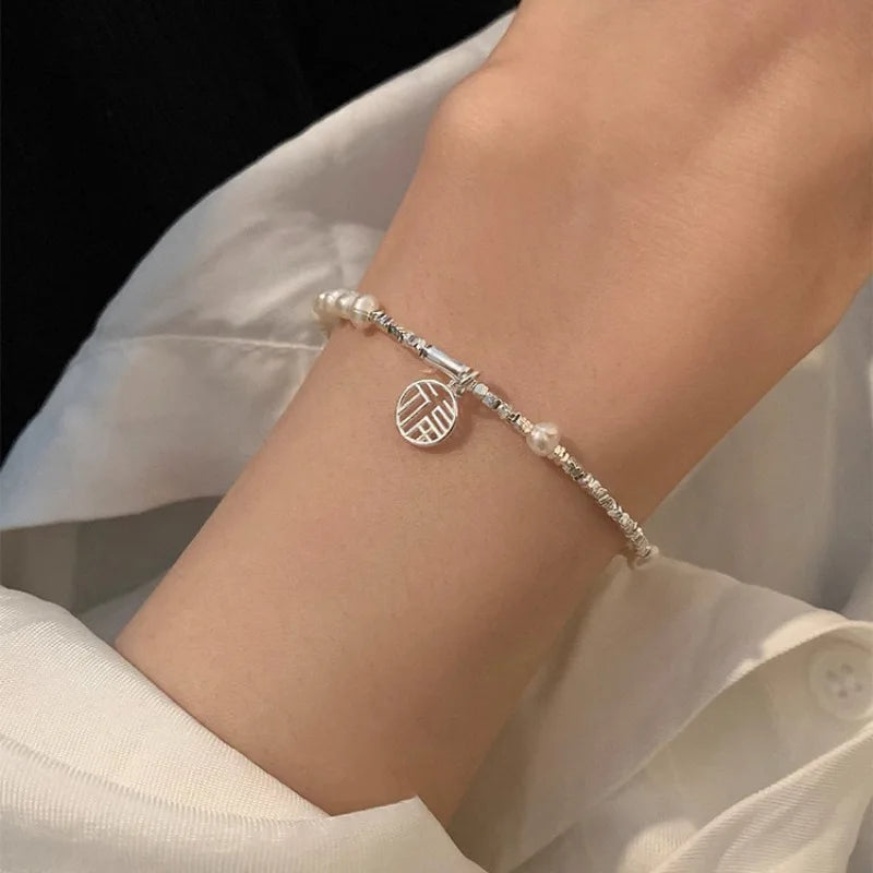Pulseira de prata esterlina Vários designs MegaYoung
