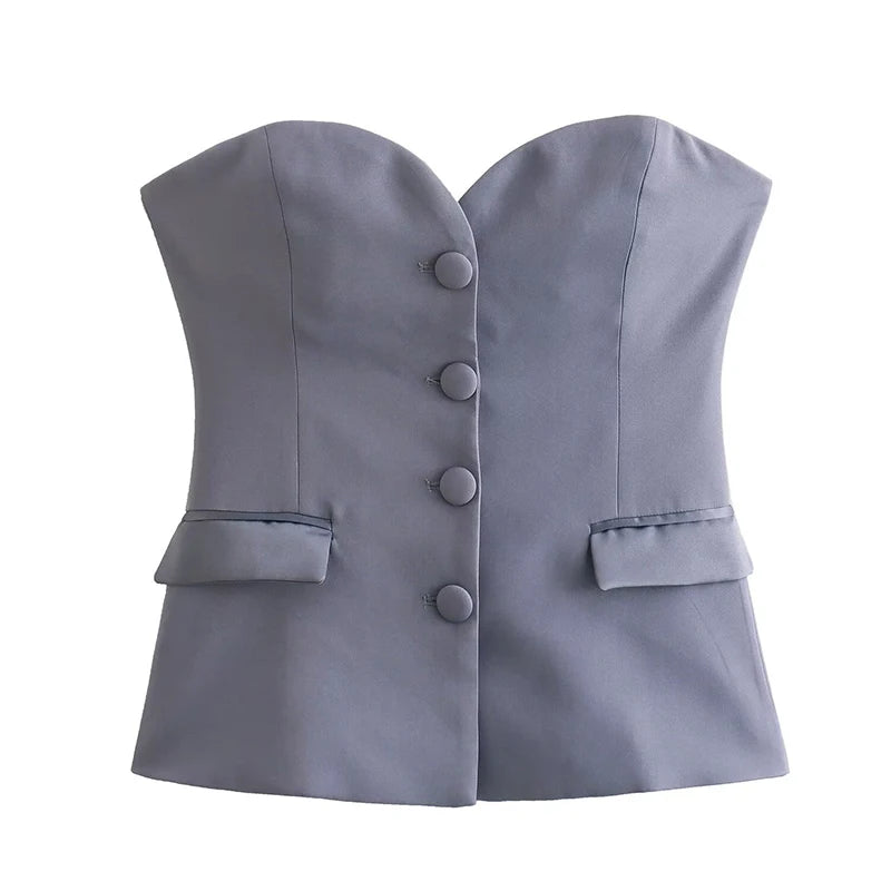 Colete Elegante sem alças MegaVest