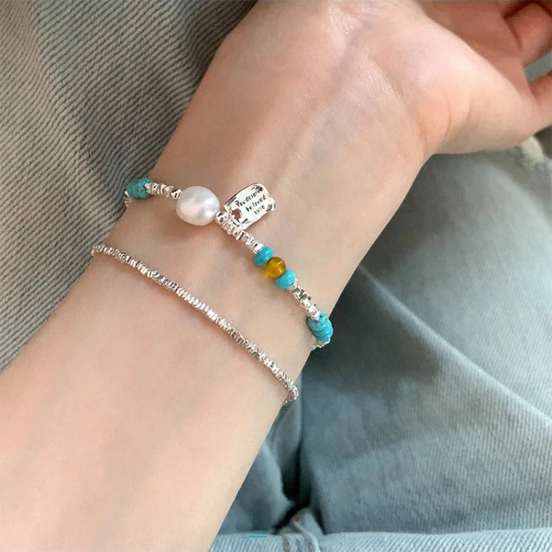 Pulseira de prata esterlina Vários designs MegaYoung