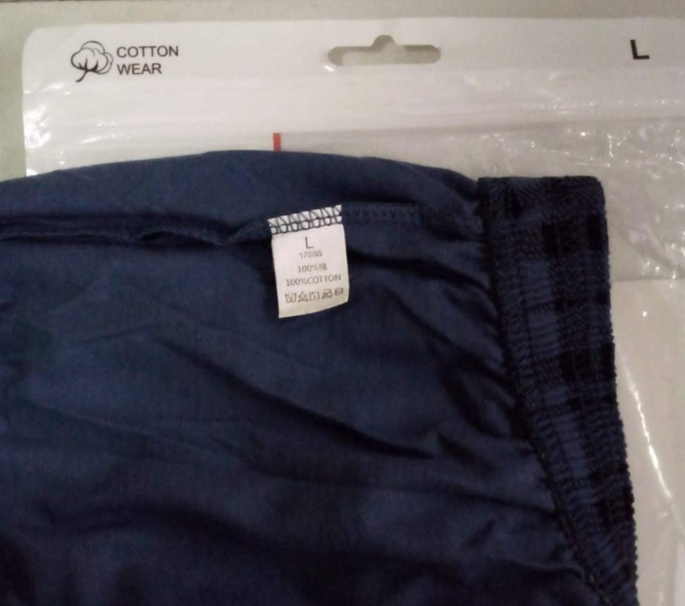 Short íntimo masculino de algodão MegaSoft