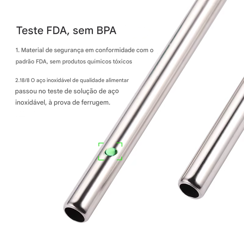 Canudo para tomar sucos MegaEco