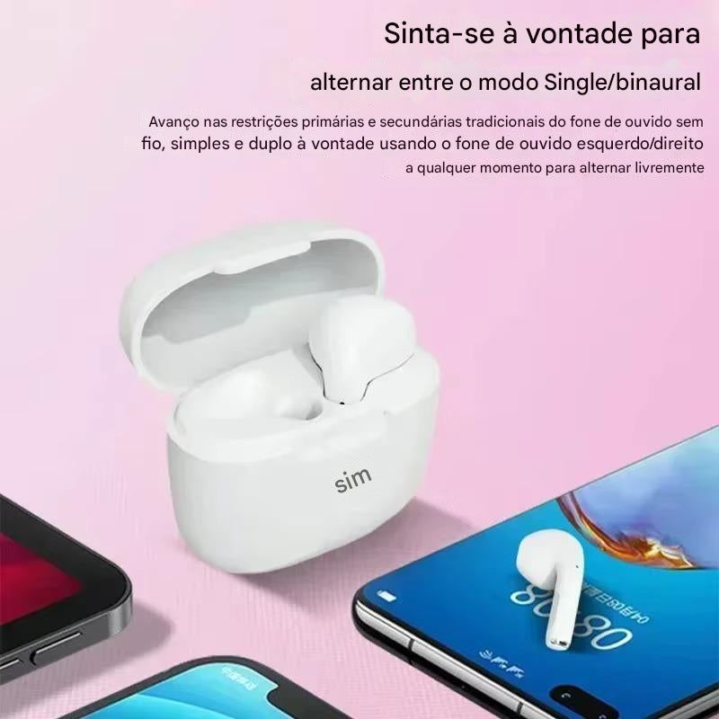 Mini Fones De Ouvido Sem Fio Bluetooth MegaXIAOMI