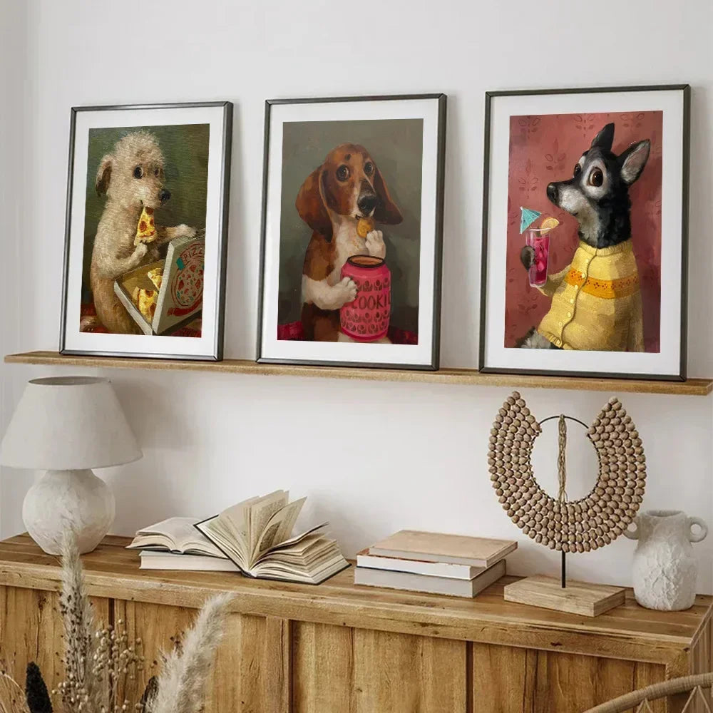 Quadro de Pets Engraçados MegaFun