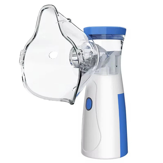Vaporizador MegaAir tipo Nebulizador com Inalador portátil Azul