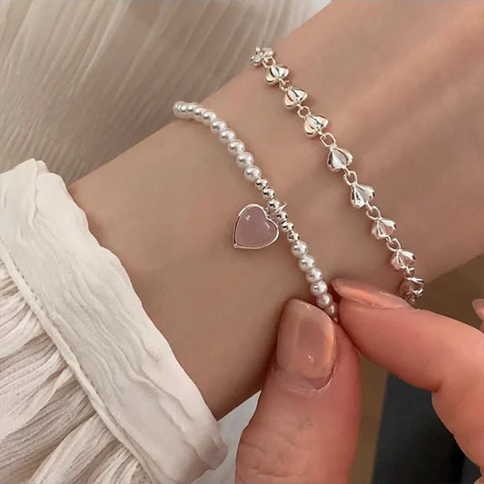 Pulseira de prata esterlina Vários designs MegaYoung