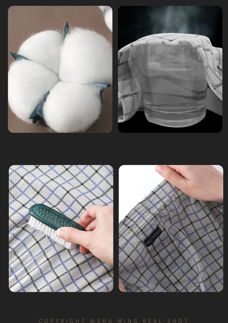 Short Íntimo Masculino de Algodão  4 Peças  MegaSoft