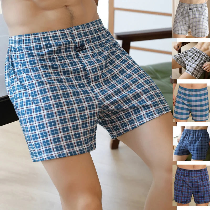 Short Íntimo Masculino de Algodão  4 Peças  MegaSoft