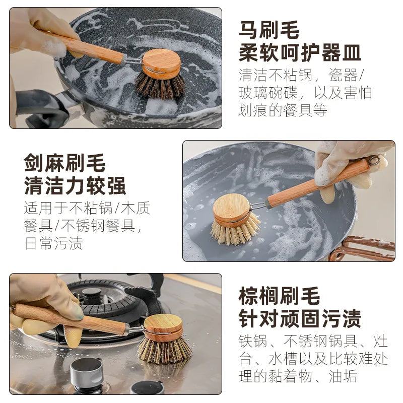 Escovas De Limpeza De Madeira De Bambu MegaWood