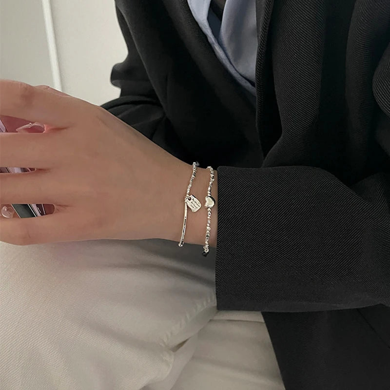 Pulseira de prata esterlina Vários designs MegaYoung