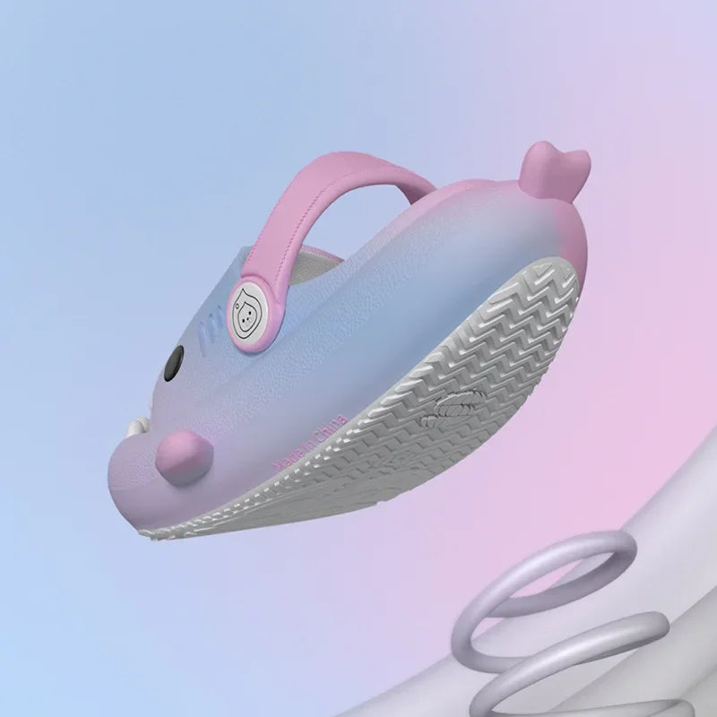 Chinelos infantis de tubarão MegaShark