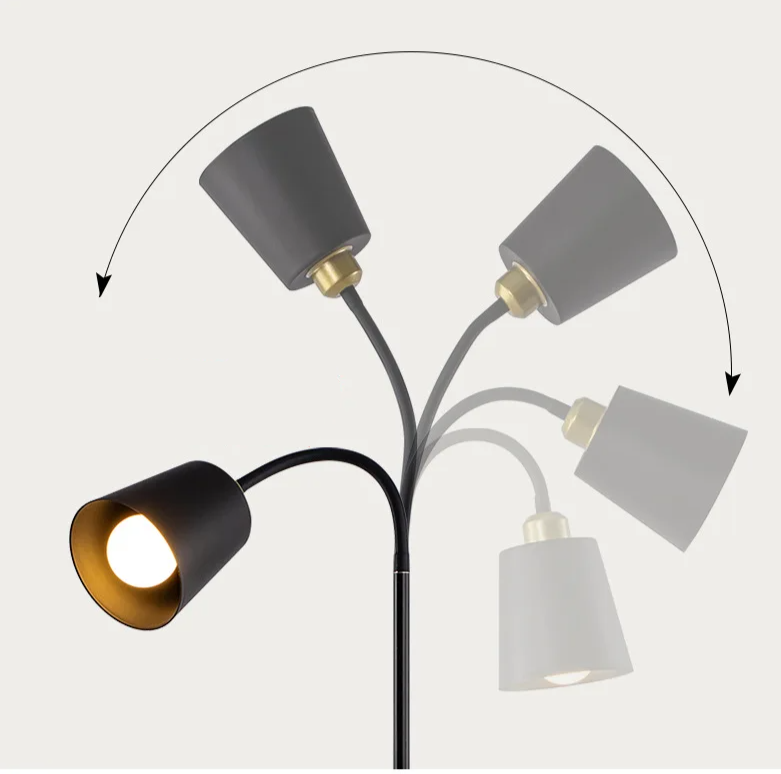 Luminária de piso com ajuste flexível MegaRead