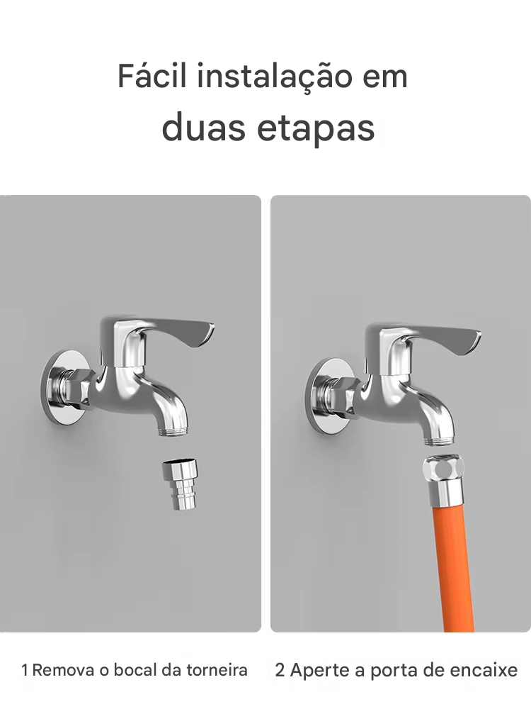 Bico de torneira com tubo de extensão MegaDrive